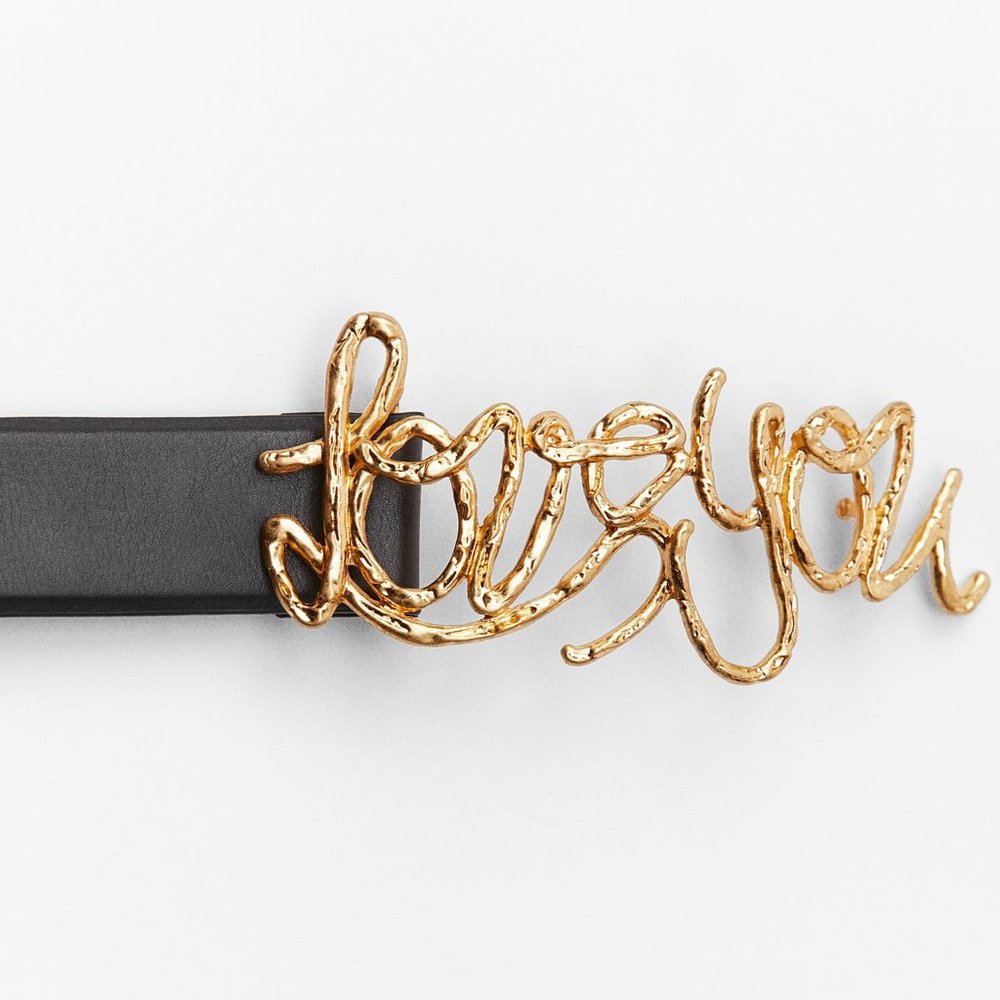 Zara Love Belt NWT - Picture 5 of 9